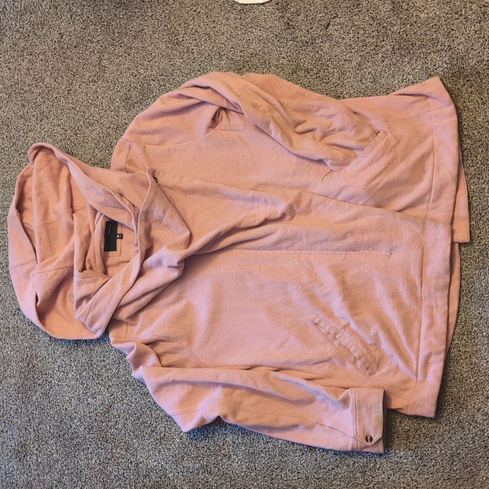 Chevron Pink Hurley Midweight Hooded Coat